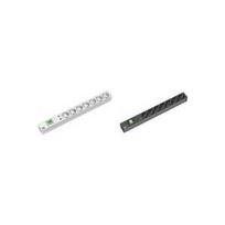 Bachmann - Verlängerungsschnur (Rack - einbaufähig) - 7 Ausgangsstecker - 1U - 48,3 cm (19) (333.405)