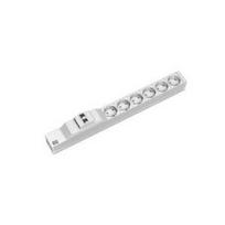 Bachmann - Verlängerungsschnur (Rack - einbaufähig) - 6 Ausgangsstecker - 1U - 48,3 cm (19) - Deutschland (333.411)