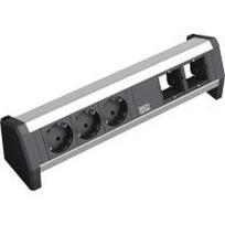Bachmann DESK - Steckdosenleiste - Eingabe, Eingang GST18i3 - Ausgangsanschlüsse: 3 - Deutschland - Schwarz (902.001)