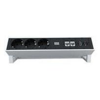 Bachmann DESK 2 - Verlängerungsschnur - 3 Ausgangsstecker - 20cm - Deutschland (902.202)