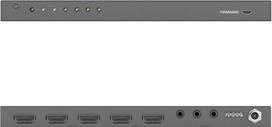PureLink PureTools - 4x1 HDMI Switcher 4K (60Hz 4:4:4), Audio-De-Embedding, AR