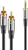 sonero 2x Cinch auf 3.5mm Audio Kabel 1.5m - 3.5mm - Männlich - 2 x RCA - Männlich - 1,5 m - Schwarz (S-AC600-015)