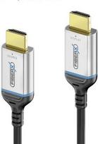 PureLink FiberX Series FX-I380 - Ultra High Speed - HDMI-Kabel - HDMI männlich zu HDMI männlich - 10 m - Hybrid Kupfer/Kohlefaser - Schwarz - rund, unterstützt 8K 60 Hz (7680 x 4320)