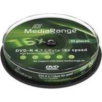 MediaRange - 10 x DVD-R - 4,7GB (120 Min.) 16x - Spindel (MR452)