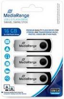 MediaRange USB Speichersticks, 16GB 16GB, 3er Pack (MR910-3)