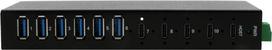 EX-12290HMS 10 port USB 3.2 Gen 2x1 metal HUB - with 4x USB-C and 6x USB-A 3.2 Gen 1 ports