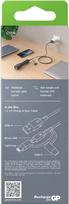 GP Batteries CY1N USB Kabel 1 m USB A USB C/Micro-USB B/Lightning Grau (160GPCY1N-C1)