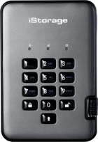 iStorage diskAshur PRO 2 - SSD - verschlüsselt - 1 TB - extern (tragbar) - USB 3.1 - FIPS 197, 256-bit SHA, 256-bit AES-XTS