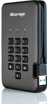 iStorage diskAshur PRO 2 - SSD - verschlüsselt - 512GB - extern (tragbar) - USB 3.1 - FIPS 197, 256-bit SHA, 256-bit AES-XTS
