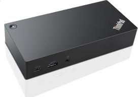 Lenovo ThinkPad USB-C Dock - Dockingstation - USB-C - VGA, 2 x DP - 1GbE - 90 Watt - Südafrika (40A90090SA)