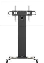 Vision - Wagen - motorisiert - für Flachbildschirm - trolley - Stahl - mattschwarz - Bildschirmgröße: 119.4-228.6 cm (47-90)