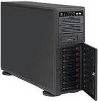 Supermicro SC743 AC-668B - Full Tower - 4U - Erweitertes ATX - SATA/SAS - Hot-Swap 668 Watt - Schwarz - USB