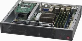 Super Micro Supermicro SCE300 - Rack - einbaufähig - 1U - FlexATX - Schwarz (CSE-E300)