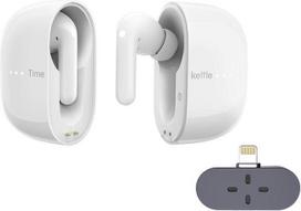 Timekettle M3 Übersetzungsgerät (offline-Version), weiß Zwei-Wege-Übersetzer-Kopfhörer mit App für 40 Sprachen & 93 Dialekte Online&Offline-Sprachübersetzer für Expats auf Reisen, kompatibel mit iOS & Android (6971362040215)