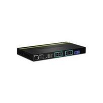 TRENDnet TPE 1620WS 16-Port Gigabit Web Smart PoE+ Switch - Switch - verwaltet - 16 x 10/100/1000 (PoE+) + 2 x Shared Gigabit SFP - Desktop, an Rack montierbar - PoE+ (TPE-1620WS)