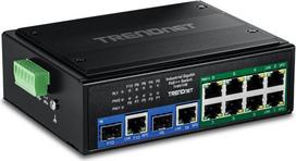 TRENDnet 10-PORT INDUSTRIAL GIGABIT 400W - Switch - 1Gbps (TI-BG108)