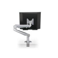 Mounting kit table mounting, swivel arm for LCD display - aluminium alloy - silver