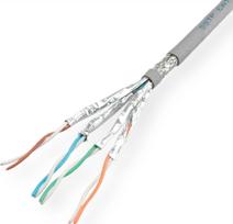 VALUE - Bulkkabel - 300 m - SFTP, PiMF - CAT 6e - robust - Grau