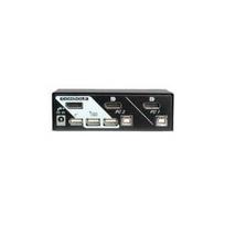 DisplayPort USB 2.0 KVM Switch, 1 User - 2 PC, 1920 x 1200 Pixel, Black