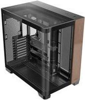 Antec Constellation C8 Curve Wood E-ATX Mid Tower Case with Glass Panels (Black)