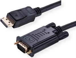 Value 11.99.5800 DisplayPort-Kabel 1 m VGA (D-Sub) Schwarz (11.99.5800)