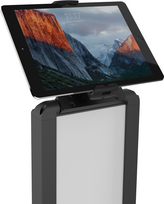 Compulocks Cling BrandMe Universal Tablet Floor Stand Black - Aufstellung - für Tablett - verriegelbar - Stahl - Schwarz - Bildschirmgröße: bis zu 33 cm (bis zu 33,00cm (13) ) - Montageschnittstelle: 100 x 100 mm - Bodenaufstellung