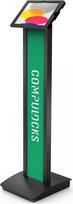 Compulocks iPad 10th-11th (A16) Gen Swell Enclosure Brandable Floor Stand Black - Aufstellung - für Tablett - Branding-fähig - Schwarz - Bildschirmgröße: 27,7 cm (10,9) - Bodenaufstellung - für Apple 10,9-inch iPad Wi-Fi, Wi-Fi + Cellular (140B209SWLB)