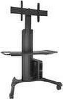 Chief Large Height Adjustable Mobile TV Cart - For Displays 42-86 - Black - Wagen - für Videokonferenzsystem - Schwarz - Bildschirmgröße: 101,6-180,3 cm (40-71) (LPAUB)