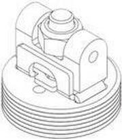 Chief CPA265 Pin Connector Adapter - Montagekomponente (1.5 Rohradapter mit NPT-Gewindeanschluss) (CPA265)