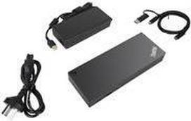 Lenovo ThinkPad Hybrid USB-C with USB-A Dock - Docking Station - USB-C - 2 x HDMI, 2 x DP - GigE - 135 Watt - DK - für Miix 520-12IKB, Tablet 10, ThinkPad E480, E580, L380, L380 Yoga, L470, L480, L580, P51s, P52s, T25, T470, T470p, T470s, T480, T480s, T570, T580, X1 Carbon, X1 Tablet, X1 Yoga, X270, X280, ThinkPad Yoga 370 (40AF0135DK)