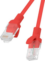 Lanberg PCU6-10CC-0050-R Netzwerkkabel Rot 0,5 m Cat6 U/UTP (UTP) (PCU6-10CC-0050-R) - Kabel - Netzwerk