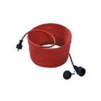 Bachmann H07RN-F3G - Spannungsversorgungs-Verlängerungskabel - Typ F (M) bis Typ F (W) 16 A - 25,0m - Rot (343.370)