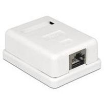 Delock Netzwerk Dose 1xRJ45 LSA werkzeugfrei Cat.6