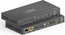 PureLink - PureTools - HDBaseT Extender Set mit USB 2.0 und Audio-Breakout, 4K ( PureTools - HDBaseT Extender Set mit USB 2.0 und Audio-Breakout, 4K (60Hz 4:4:4) (PT-HDBT-1010)