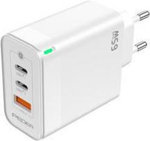 PEDEA Schnellladegerät„Triple“ 65W GaN USB-C PD USB-A weiß - Netzteil - USB Typ C
