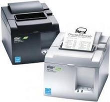 Star TSP143IIU+ - Belegdrucker - Thermodirekt - 8 cm Rolle - 203 dpi - bis zu 250 mm/Sek. - USB 2.0 - Cutter - Grau