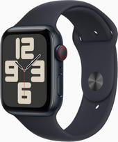 APPLE Watch SE GPS + Cellular 44mm Midnight Aluminium Case with Midnight Sport Band - M/L (MRH83QF/A)