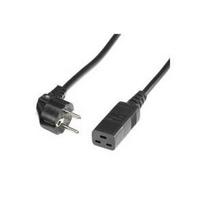 BACHMANN Netzkabel Schutzkontakt - IEC320-C19 16A/250V 3m schwarz 3m