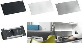 Bachmann KAPSA - Steckdose - X-small - 2P+E - Typ F, USB - mit Verschluss - 1 Steckdose, 2 USB-Anschlüsse - 3.1 A - Schwarz, RAL 9005