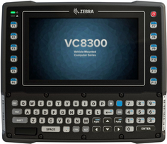 Zebra VC8300, 25,4cm (10), USB, USB-C, RS232, BT, WLAN, Android, GMS, Tiefkühlumgebung Fahrzeugterminal, Bildschirmdiagonale: 25,4 cm (10), 1024x768 Pixel, USB, USB-C, RS232 (2x), Bluetooth, WLAN (802.11ac), Audio, Qualcomm 660, 2,2 GHz, RAM: 4GB, Flash: 32GB, Android, inkl.: Google Mobile Services, -30° bis +50°C, IP66 (VC83-10FSRNBAABA-I)