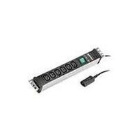 BACHMANN KaltgeraeteSteckdosenleiste Kaltgeraetestecker 6fach 25,40cm (10) IEC320 C13/C14 fuer USV-Anlagen (19.07.1193)