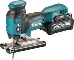 MAKITA JV001GD101 - Akku-Pendelhubstichsäge (40V XGT | bürstenloser Motor | Hubhöhe 26 mm | LED-Licht | inkl. 1x BL4025 Akku 2,5 Ah, DC40RA Schnellladegerät, Transportkoffer, Zubehör) (JV001GD101)