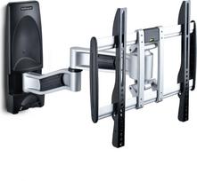 StarTech.com Schwenkbare TV Wandhalterung - VESA Wandhalterung für Bildschirme 26 bis 165,10cm (65)  und 45 kg - Flat und Curved TVs - Fernseher Schwenkarm mit Niedrigem Profil - TV Halterung Ecke - Ausziehbares TV Arm (TV-WALL-MOUNT-65FS)