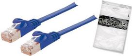shiverpeaks U/FTP -Cat.7 Rohkabel - slim - 0.5m - RJ-45 - RJ-45 - Gold -Cat.7 Rohkabel - U/FTP (STP) - Blau (BS75511-SL0.5B)