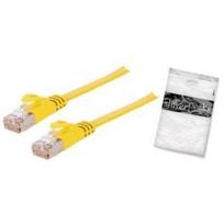 shiverpeaks U/FTP -Cat.7 Rohkabel - slim - 0.5m - RJ-45 - RJ-45 - Gold -Cat.7 Rohkabel - U/FTP (STP) - Gelb (BS75511-SL0.5Y)