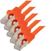 S-ConnCat.7 Rohkabel S/FTP 1 m - RJ-45 - RJ-45 - Männlich/männlich - Gold -Cat.7 Rohkabel - S/FTP (S-STP) (75511-O-SET5)