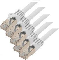 S-Conn RJ45-RJ45 - m-m - 2m - RJ-45 - RJ-45 - Männlich/männlich - Gold -Cat.7 Rohkabel - S/FTP (S-STP) (75512-W-SET5)