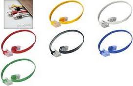 shiverpeaks BASIC-S U/UTP Flach-Patchkabel, Kat.6, 7,5 m grün, 2 x RJ 45 Stecker, Mantel aus PVC, vergoldete Kontakte - 1 Stück (SP717-SLG)
