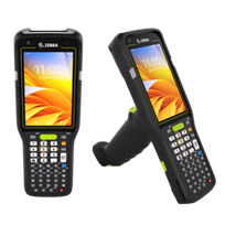 Zebra MC3400 Expanded, 2D, SE4770, 10,5cm (4''), Num., Gun, IST, hot-swap, USB-C, BT, WLAN (WLAN), NFC, Android, GMS Mobiles Datenerfassungsgerät, 2D, Imager (SE4770), Bildschirmdiagonale: 10,5 cm (4''), Auflösung: 480x800 Pixel, Tastenfeld (Anzahl Tasten: 29, numerisch), Pistolengriff, Interactive Sensor, hot swappable, Vibration, Helligkeit 600cd, Anschluß: USB-C, Bluetooth, WLAN (Wi-Fi 6E), NFC, Micro SD-Slot, Qualcomm Octa Core, 2,4 GHz, RAM: 6GB, Flash: 64GB, OS: Android, inkl.: Go
