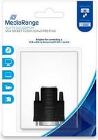 MediaRange MRCS172 Kabelschnittstellen-/Gender-Adapter DVI-I VGA Schwarz (MRCS172)